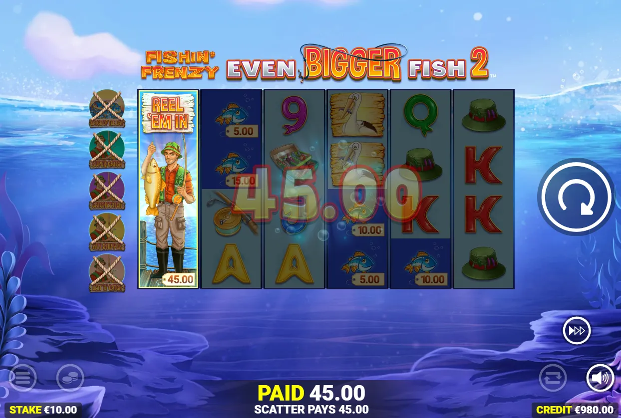 Fishin' Frenzy Even Bigger Fish 2 Slot