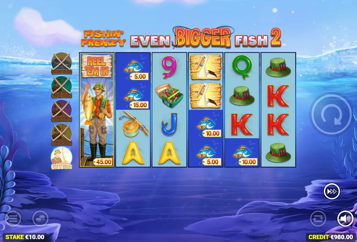 Fishin' Frenzy Even Bigger Fish 2 demo